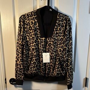 Stella & Dot reversible bomber jacket